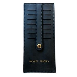 Badgley Mischka Black Card Holder